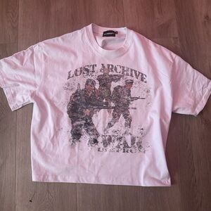Like New, Lost Archive millitrary graphi tee from HYPEDEPT